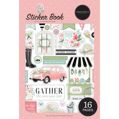 Carta Bella Flower Garden Sticker - Sticker Book